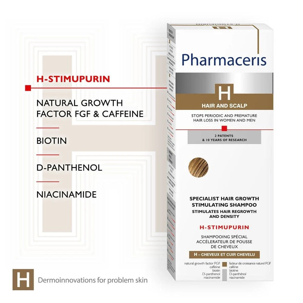 Pharmaceris H H-Stimupurin Specialist Hair Growth Stimulating Shampoo 250ml - Image 3