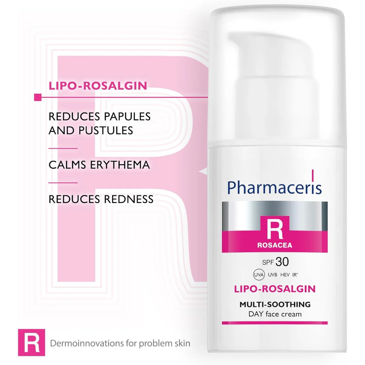 Pharmaceris R Lipo-Rosalgin Multi-Soothing Day Cream SPF30 30ml - Image 3