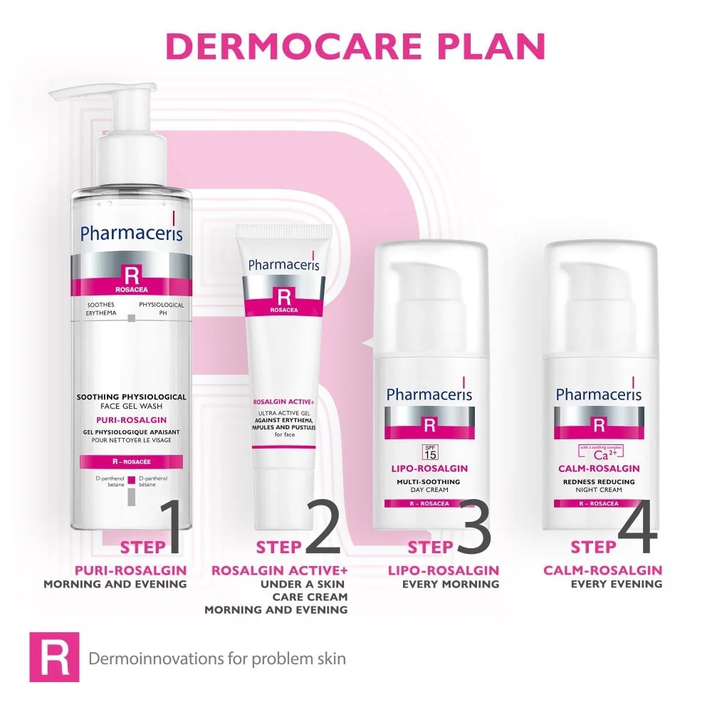 Pharmaceris R Rosacea Rosalgin Active+ Ultra Active Face Treatment Gel 30ml - Image 3
