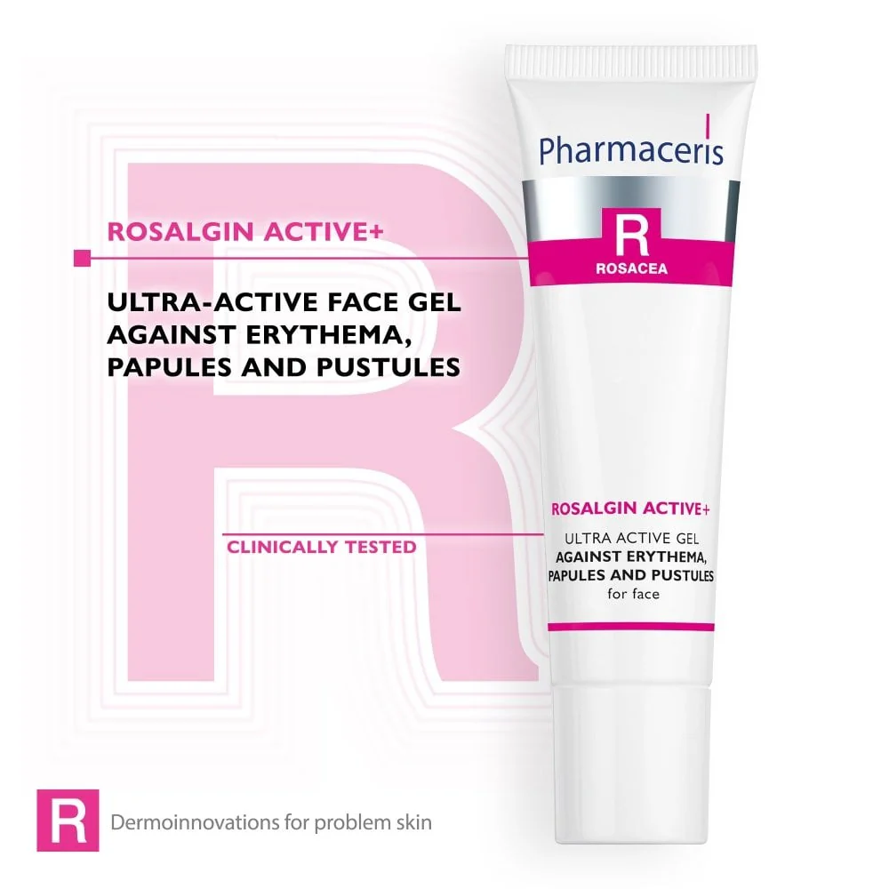 Pharmaceris R Rosacea Rosalgin Active+ Ultra Active Face Treatment Gel 30ml - Image 4