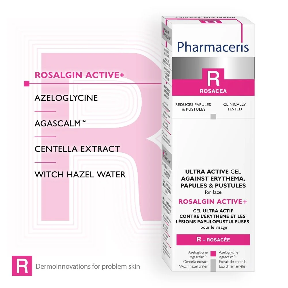 Pharmaceris R Rosacea Rosalgin Active+ Ultra Active Face Treatment Gel 30ml - Image 5