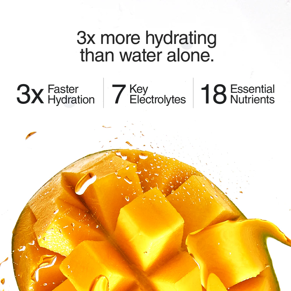 Phizz Daily 3-in-1 Hydration, Electrolytes & Vitamins Effervescent Tablets Mango 20 Tablets - Image 3