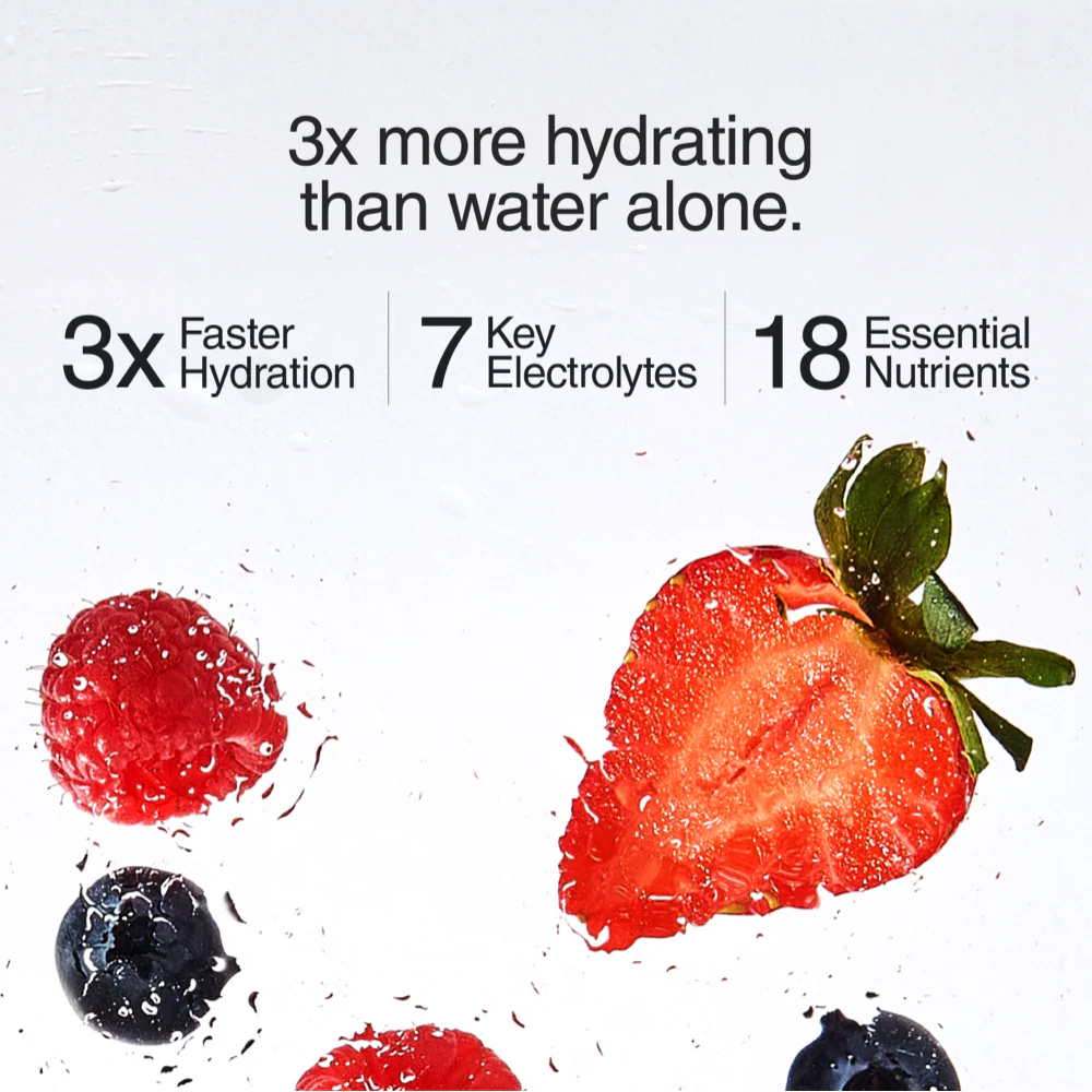 Phizz Daily 3-in-1 Hydration, Electrolytes & Vitamins Effervescent Tablets Mixed Berry 20 Tablets - Image 3