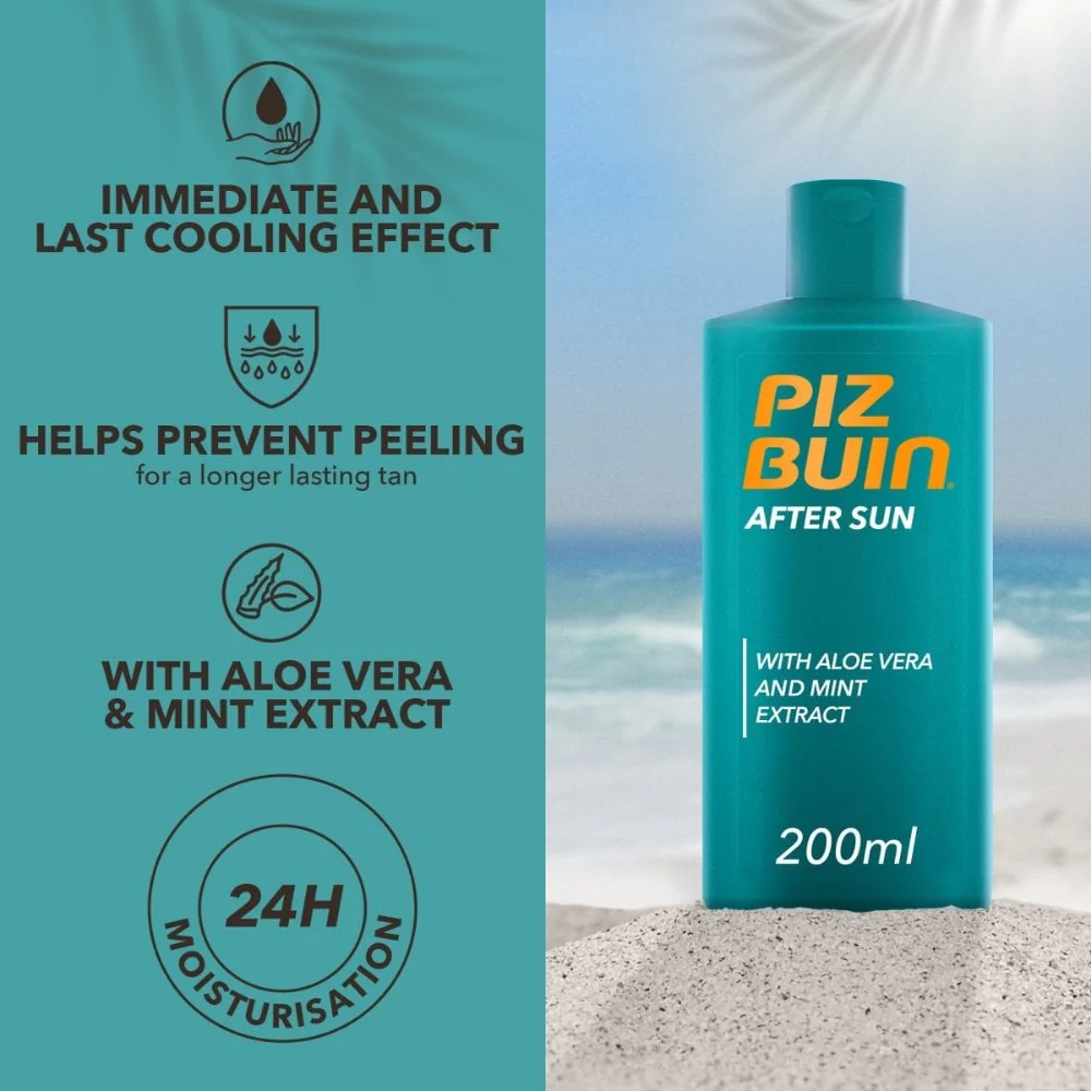 Piz Buin After Sun Soothing & Cooling Moisturising Lotion 200ml - Image 2