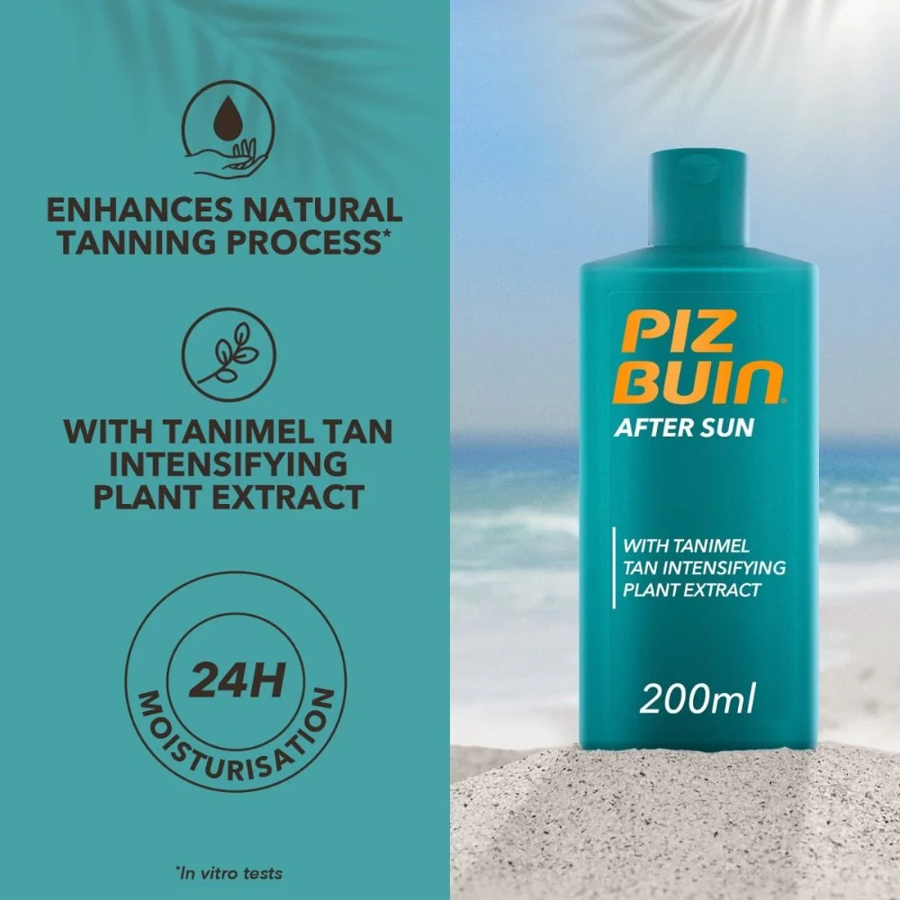 Piz Buin After Sun Tan Intensifying Moisturising Lotion 200ml - Image 2