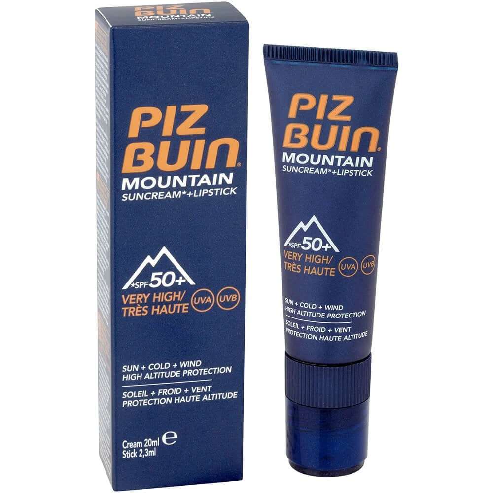 Piz Buin Mountain Sun Cream & Lipstick SPF50+ 20ml - Image 3