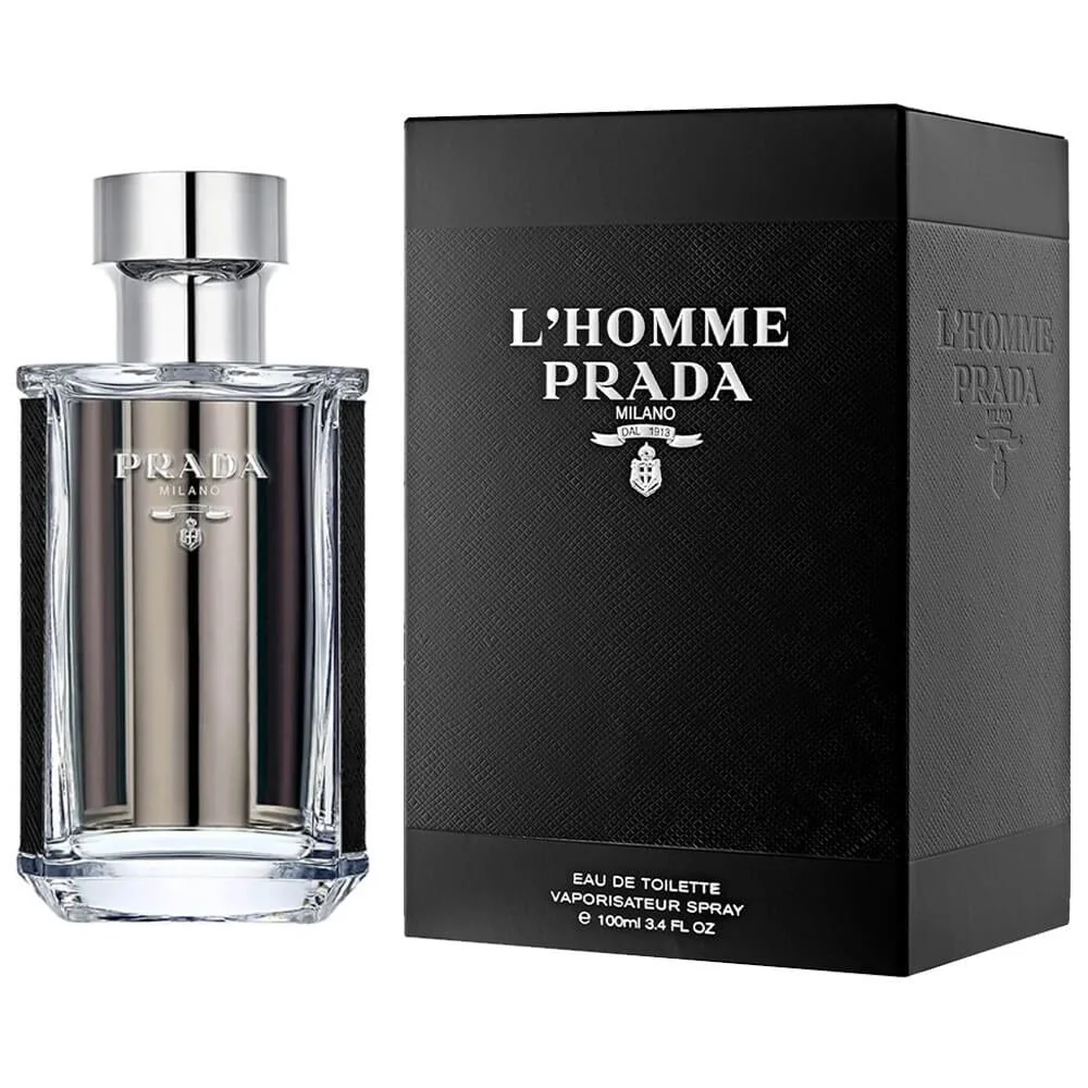 Prada L'Homme Eau De Toilette 100ml - Image 2