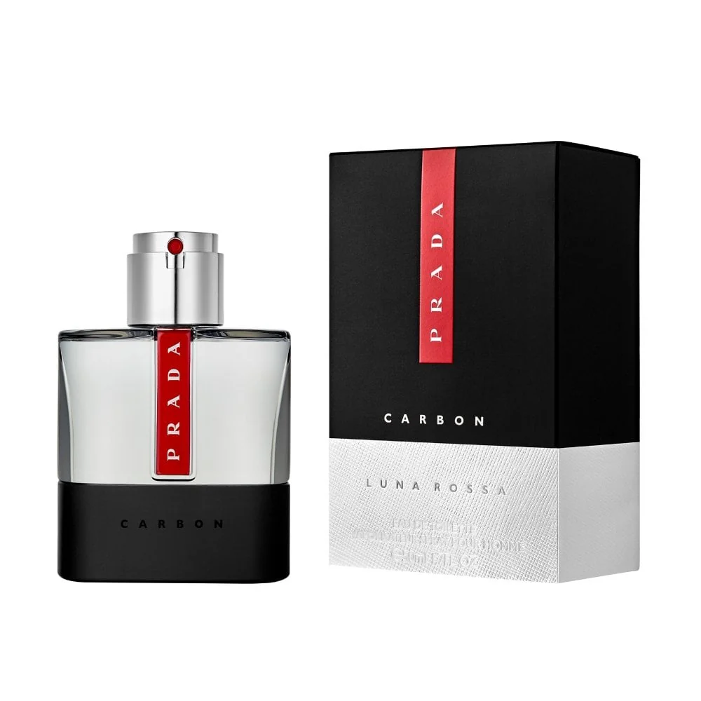 Prada Luna Rossa Carbon Eau De Toilette 50ml - Image 2