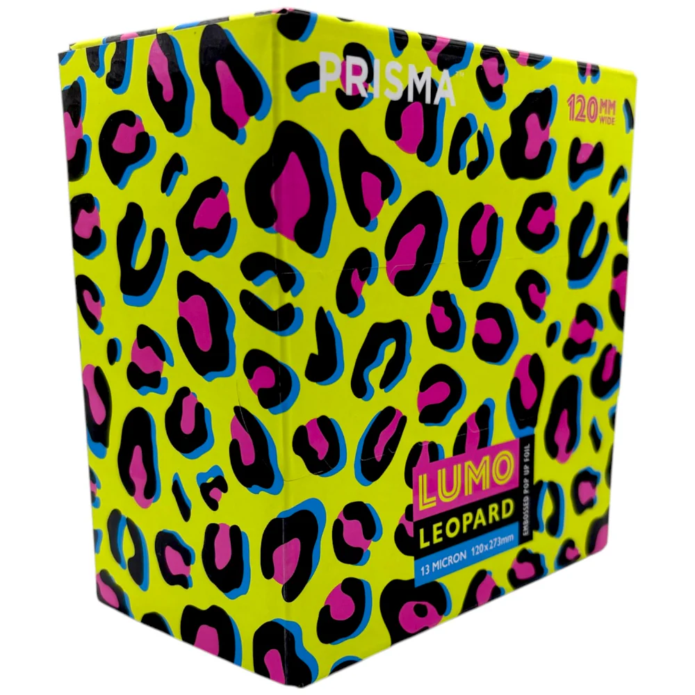 Prisma Pop-up Embossed Foil Leopard 120mm x 280mm 500 Sheets - Image 2