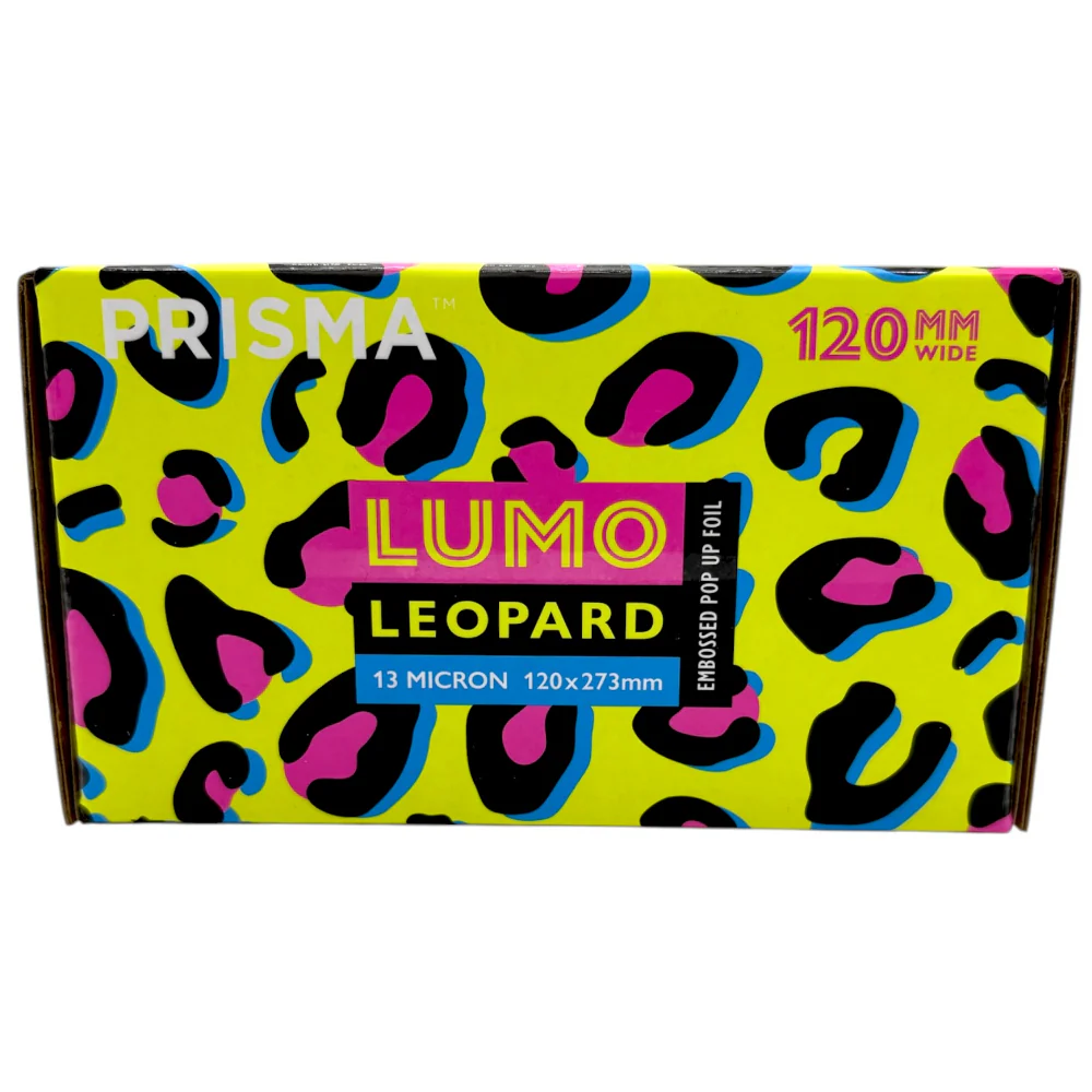 Prisma Pop-up Embossed Foil Leopard 120mm x 280mm 500 Sheets - Image 4