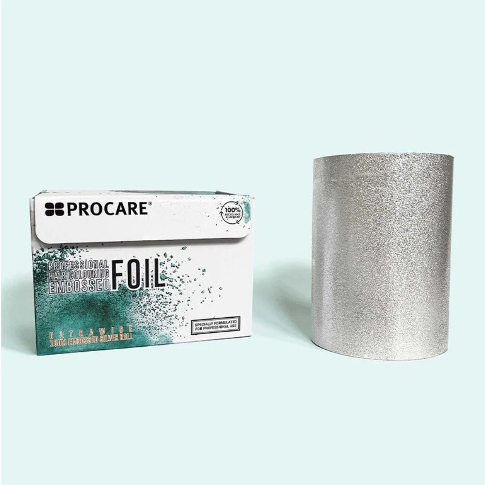 Procare Lite Silver Embossed Hair Foil 150mm x 100mtr - Image 3