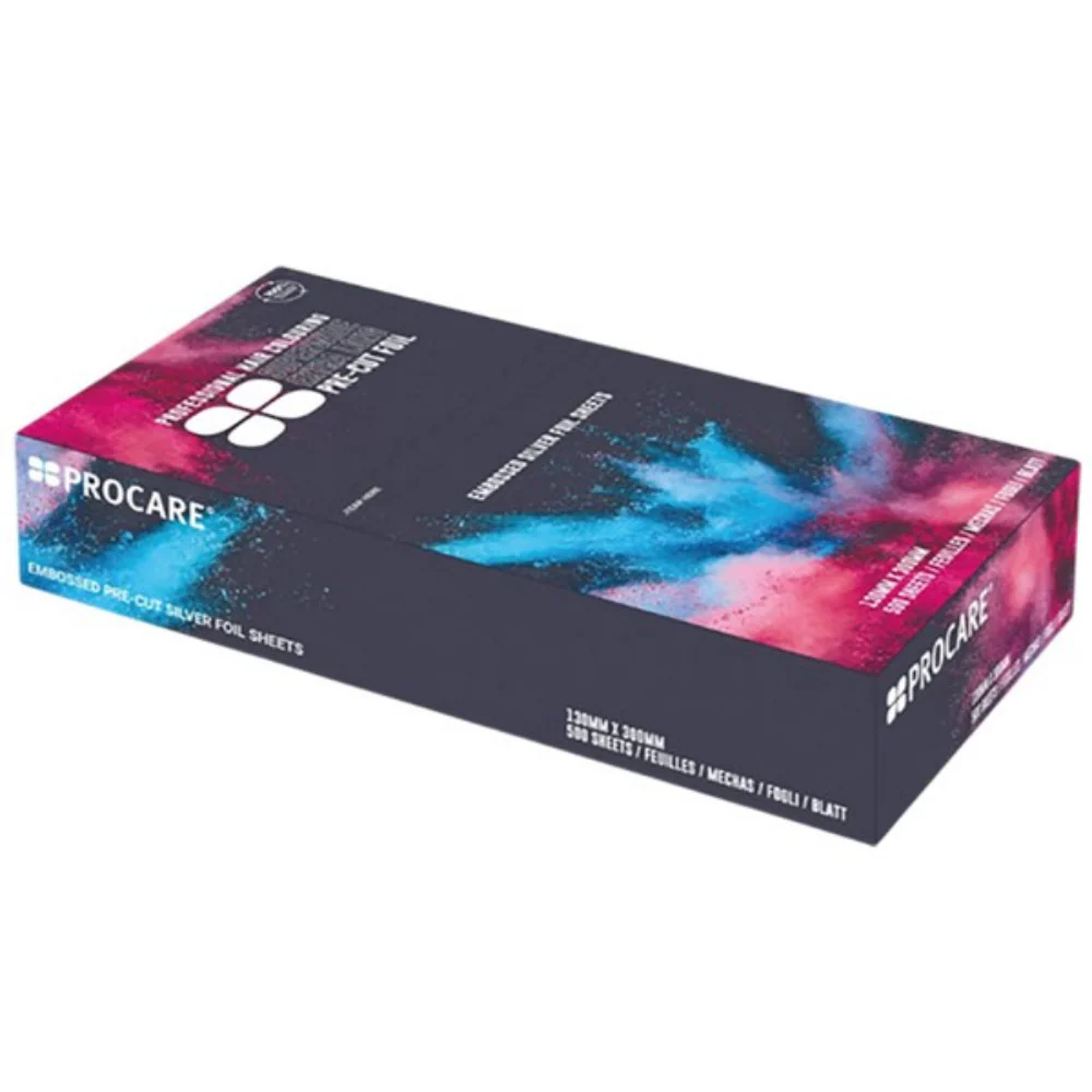 Procare Pre-Cut Silver Fade Foil SuperWide 130mm x 300mm 500 Sheets - Image 2