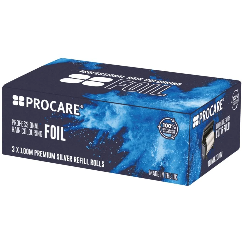 Procare Premium Silver Hair Foil 100mm x 100mtr Case of 3 - Image 2