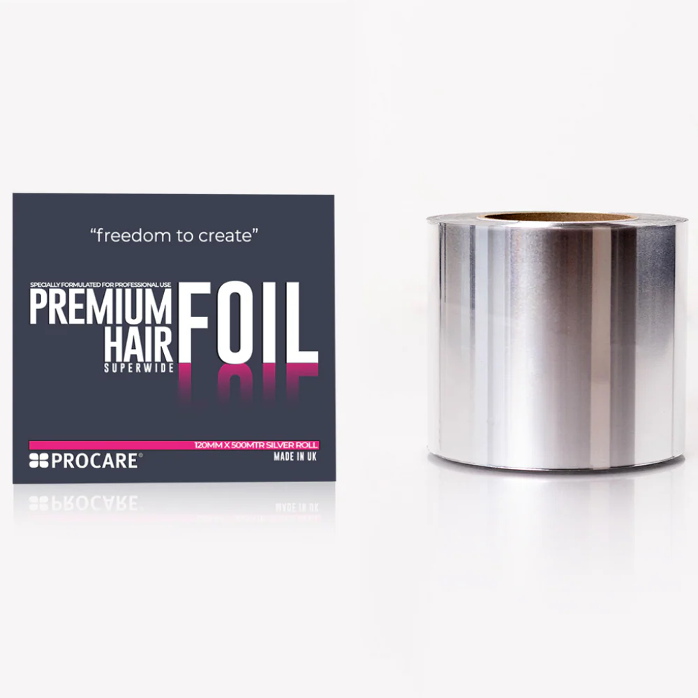 Procare Premium Superwide Silver Hair Foil 120mm x 500mtr - Image 3
