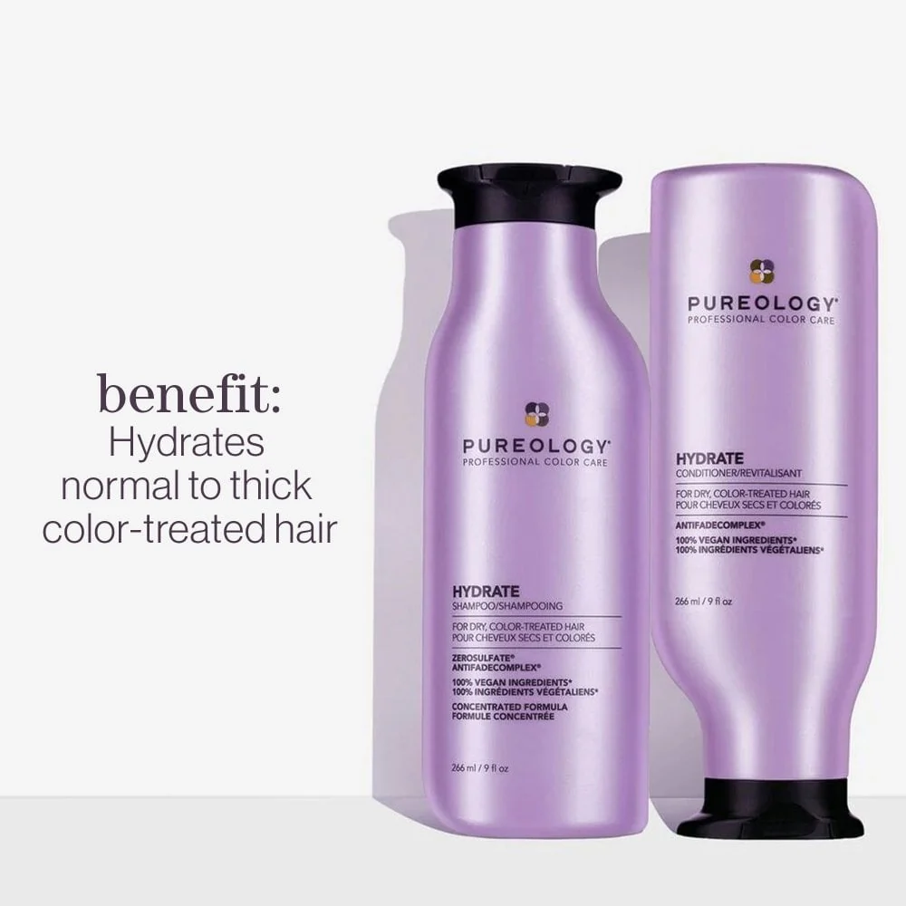 Pureology Hydrate Moisturising Shampoo & Conditioner Twin 2 x 1000ml - Image 2