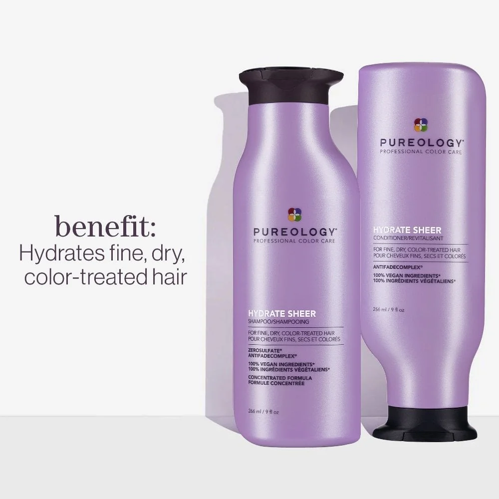 Pureology Hydrate Sheer Moisturising Shampoo 1000ml - Image 6