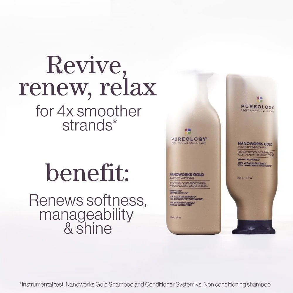 Pureology Nanoworks Gold Conditioner 266ml - Image 5
