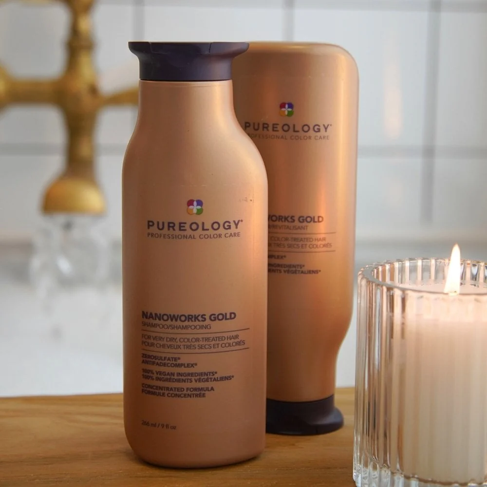 Pureology Nanoworks Gold Conditioner 266ml - Image 8