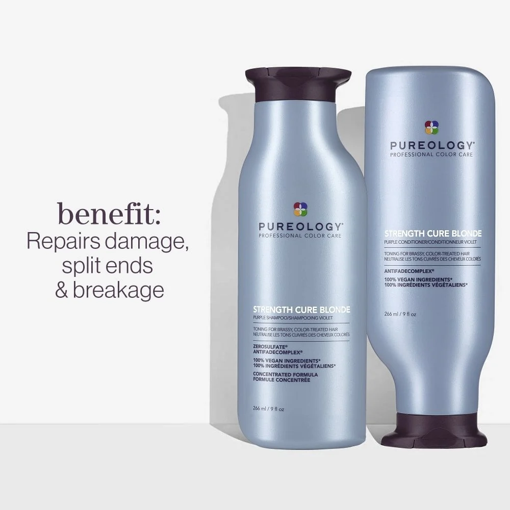 Pureology Strength Cure Blonde Purple Conditioner 266ml - Image 5