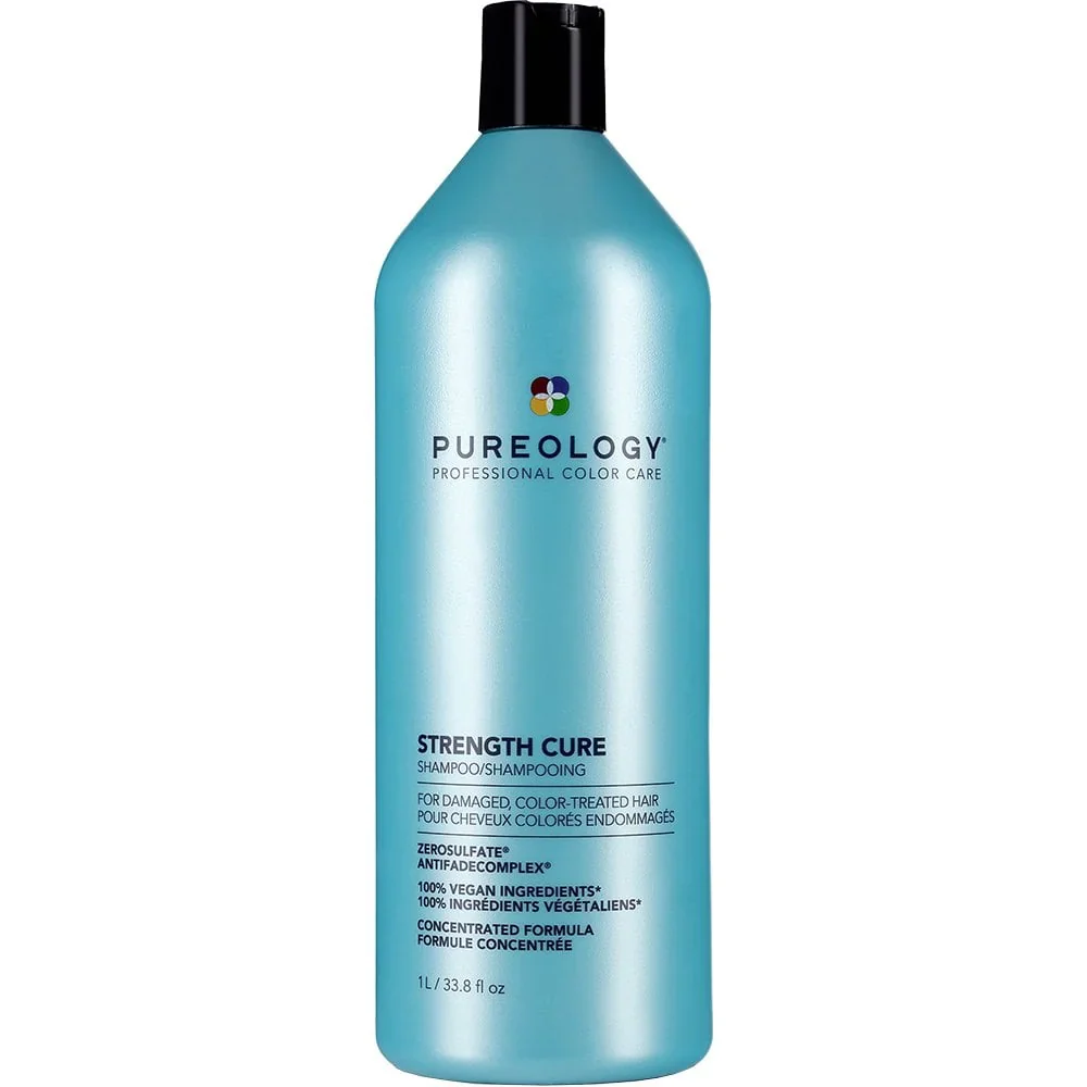 Pureology Strength Cure Strengthening Shampoo & Conditioner Twin 2 x 1000ml - Image 3