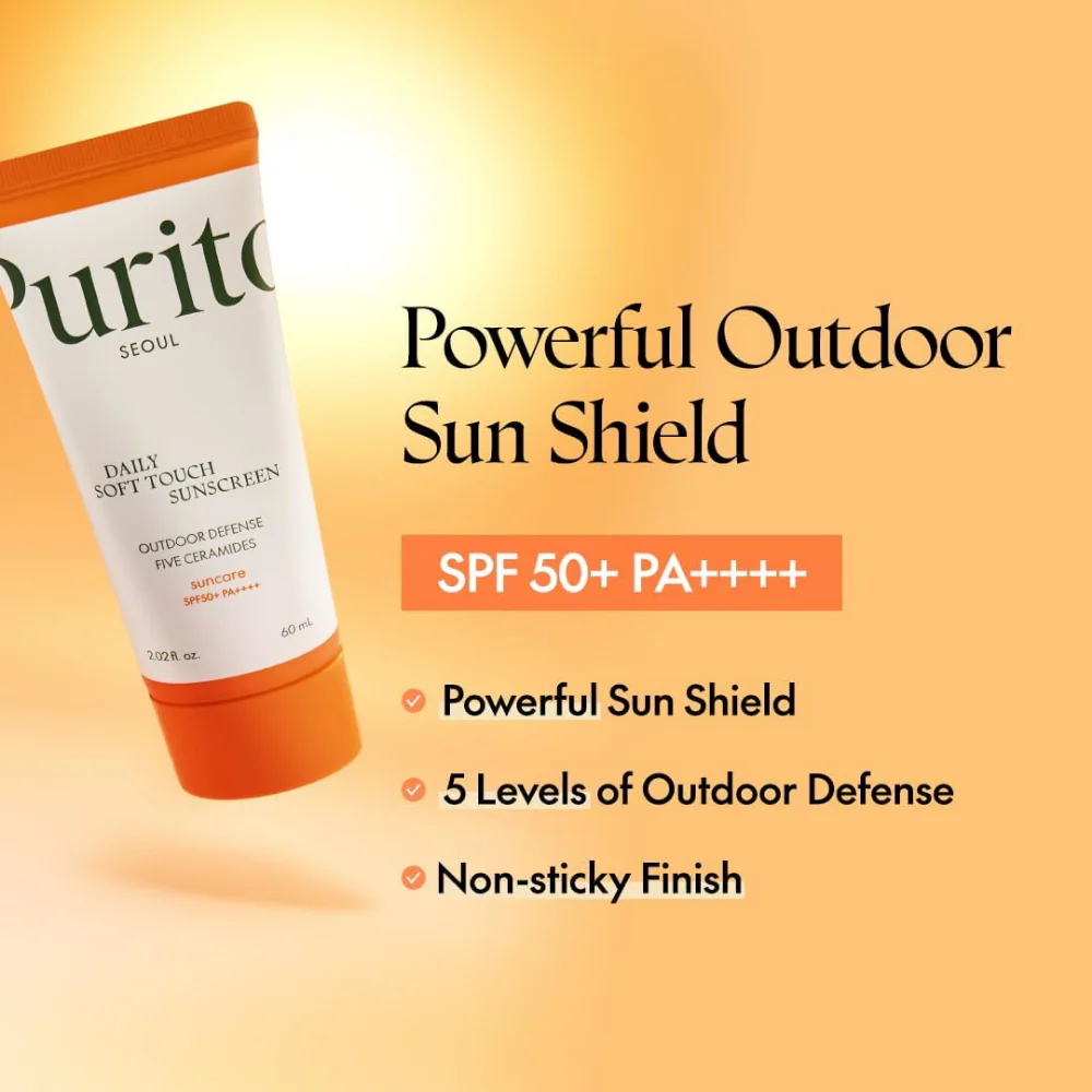Purito Daily Soft Touch Sunscreen PA++++ SPF50+ 60ml - Image 2