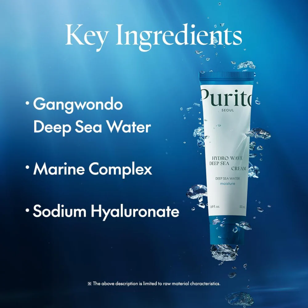 Purito Hydro Wave Deep Sea Cream 50ml - Image 5