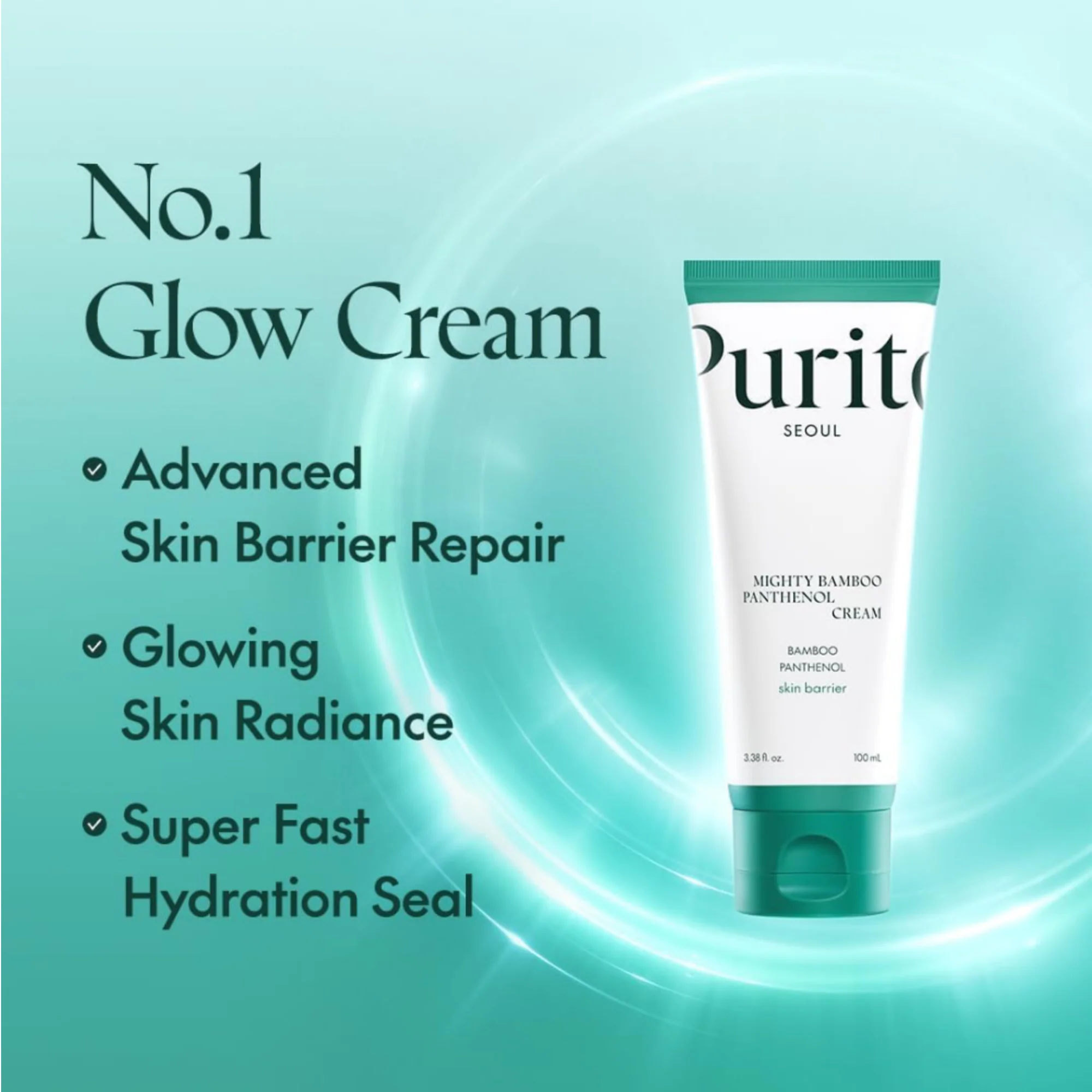 Purito Mighty Bamboo Panthenol Cream 100ml - Image 4