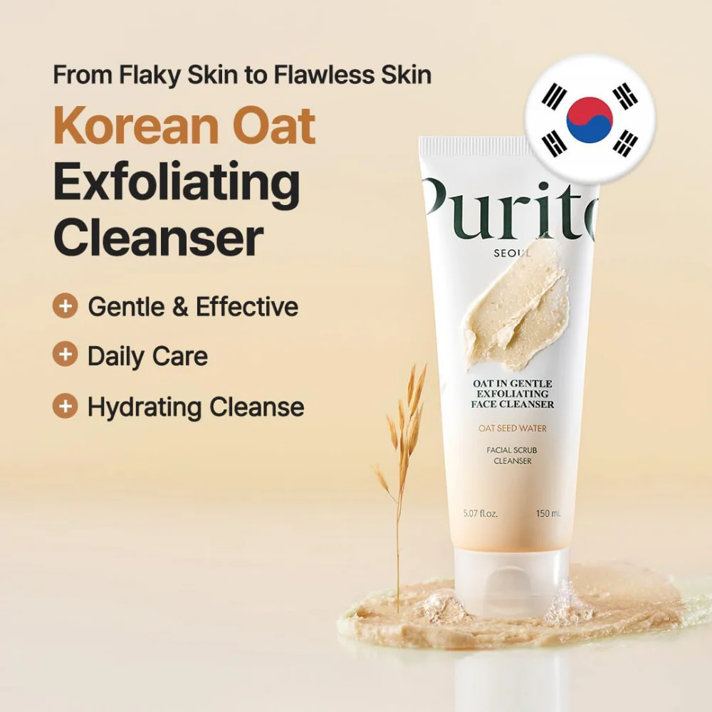 Purito Oat In Gentle Exfoliating Face Cleanser 150ml - Image 2