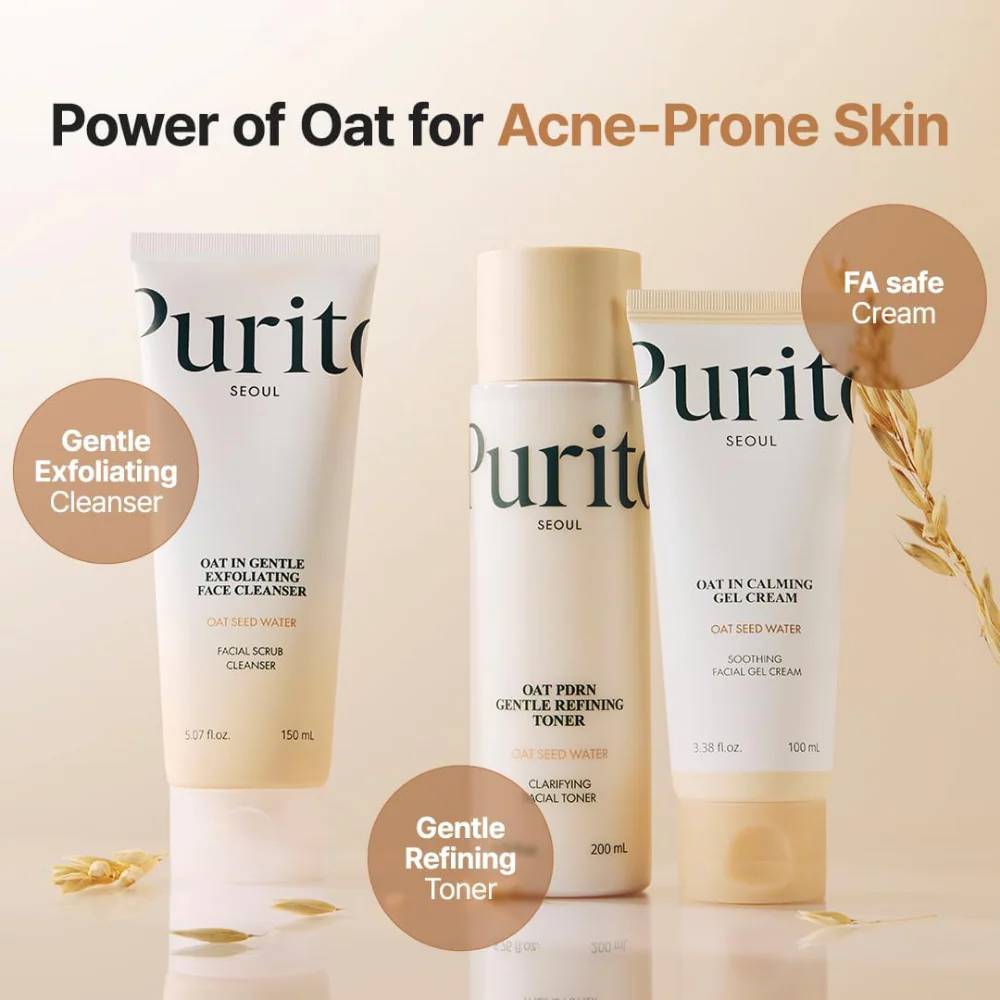 Purito Oat PDRN Gentle Refining Clarifying Facial Toner 200ml - Image 4