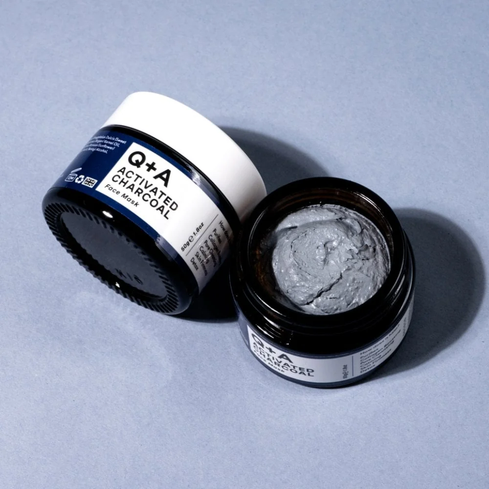 Q+A Activated Charcoal Face Mask 50g - Image 5