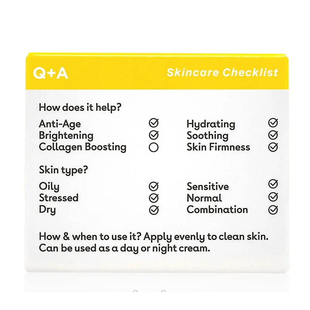 Q+A Ceramide Barrier Defence Face Cream 50g - Image 3