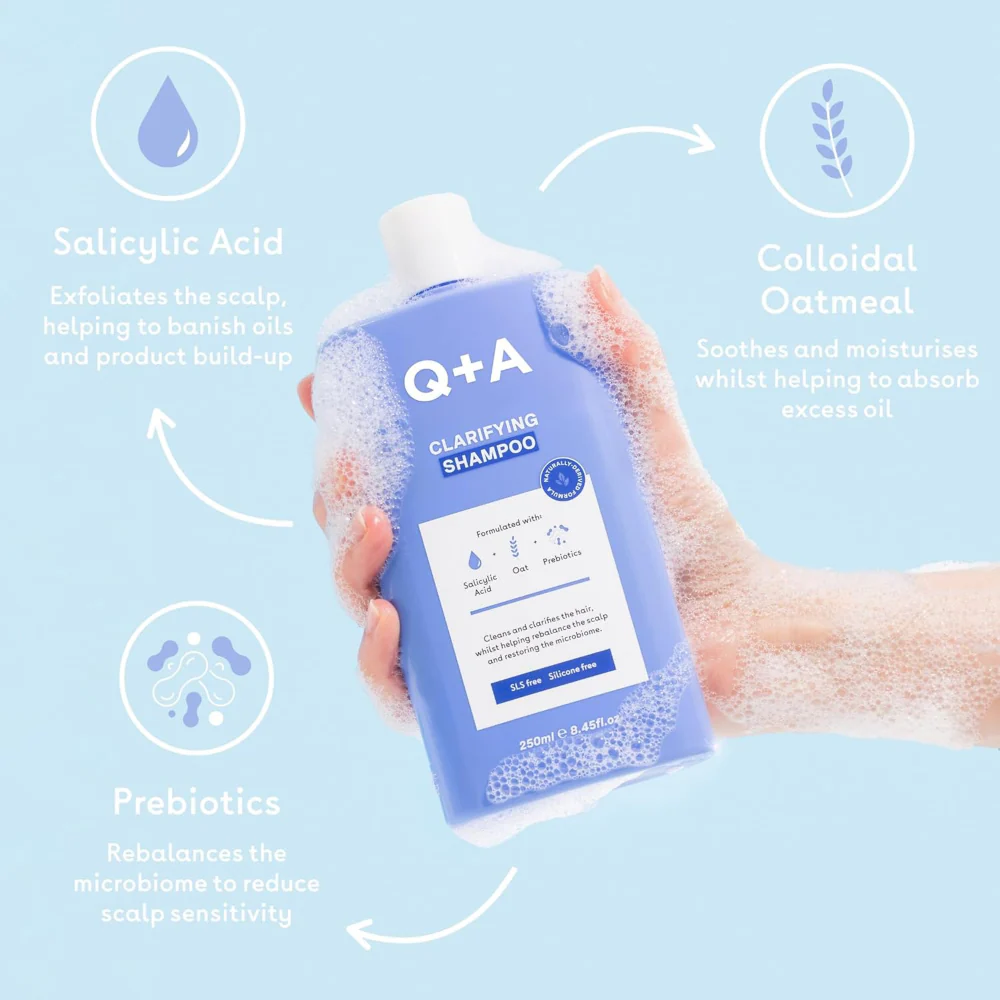 Q+A Clarifying Shampoo 250ml - Image 2