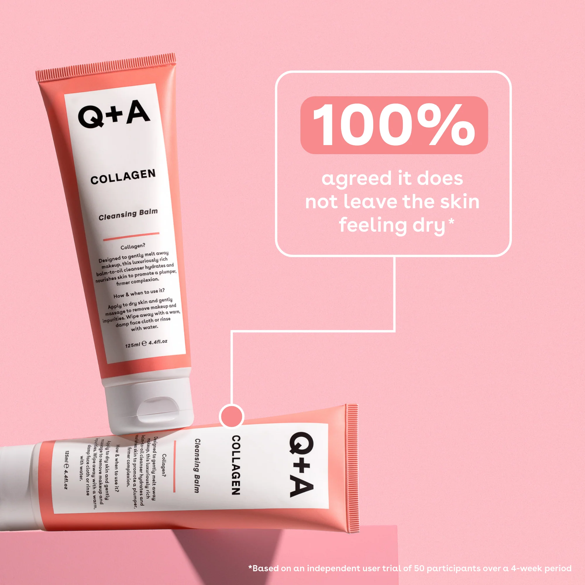 Q+A Collagen Cleansing Balm 125ml - Image 2