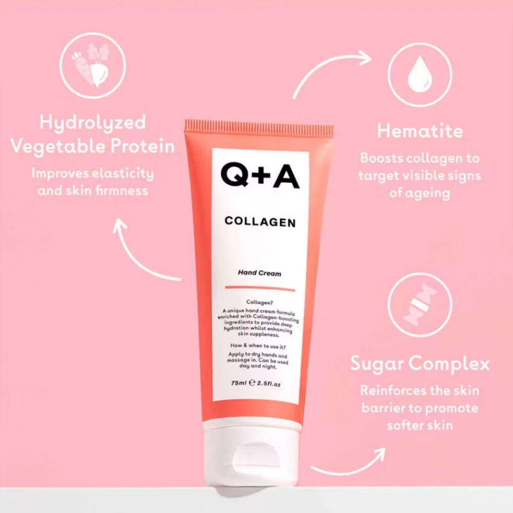 Q+A Collagen Hand Cream 75ml - Image 4