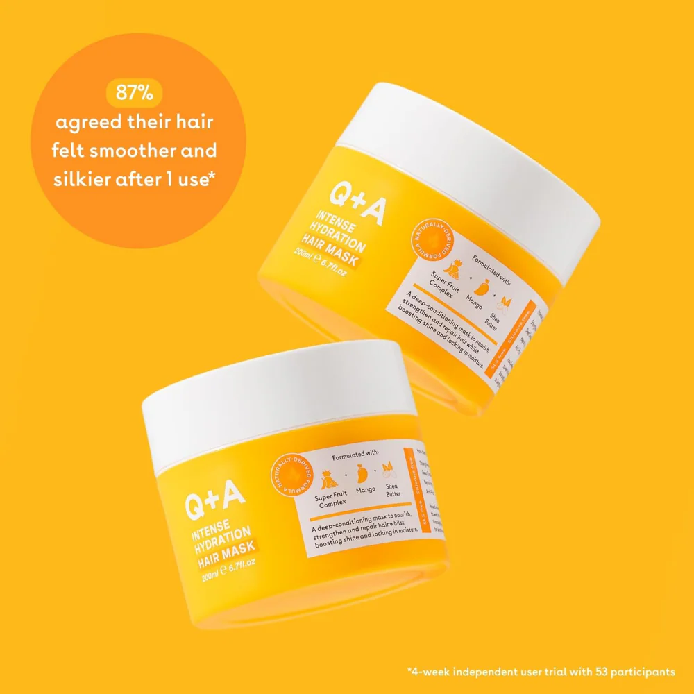 Q+A Intense Hydration Hair Mask 200ml - Image 3