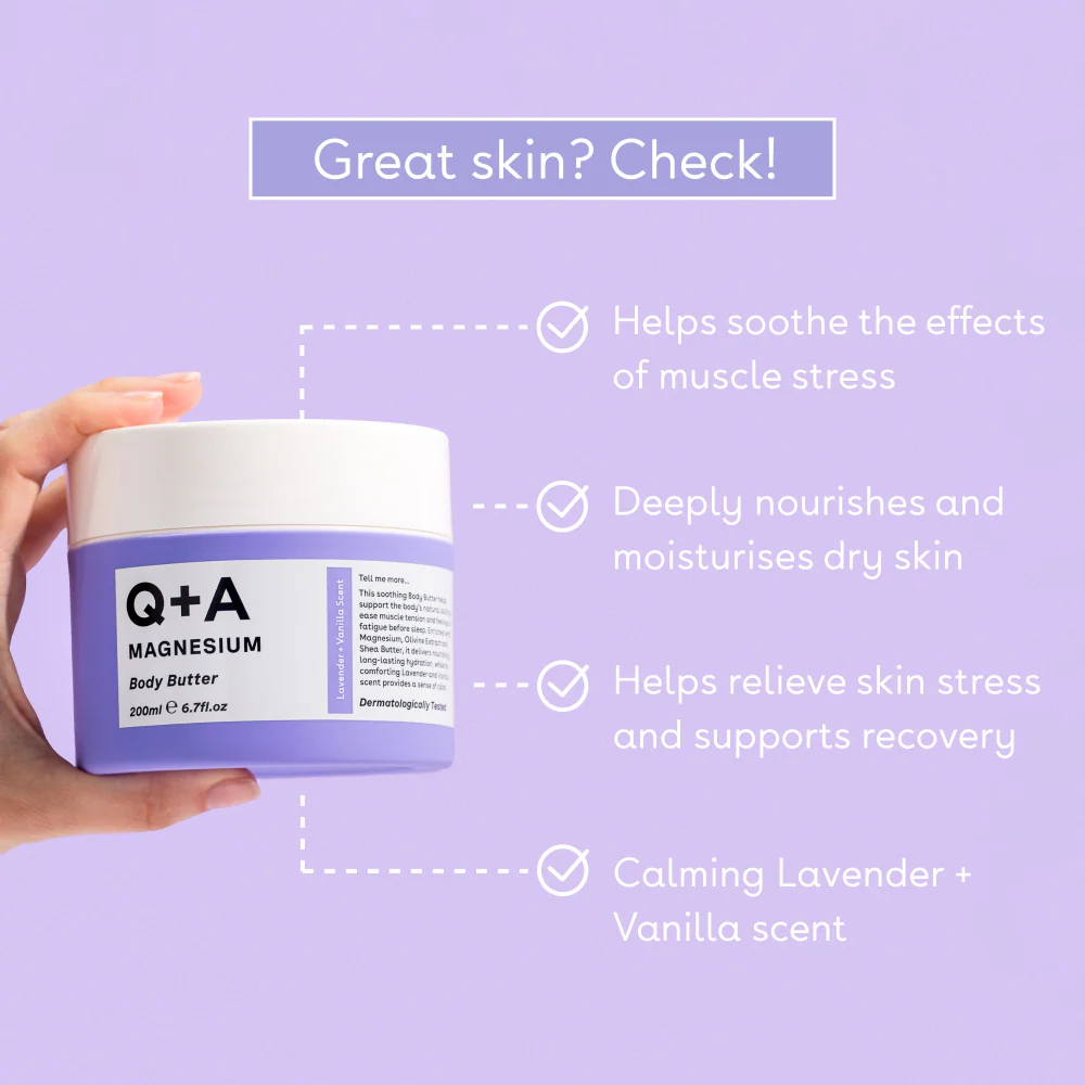 Q+A Magnesium Body Butter 200ml - Image 3