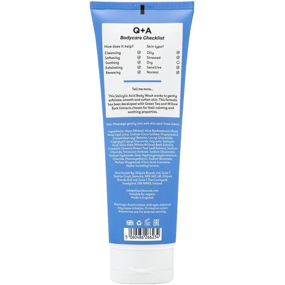 Q+A Salicylic Acid Body Wash 250ml - Image 5