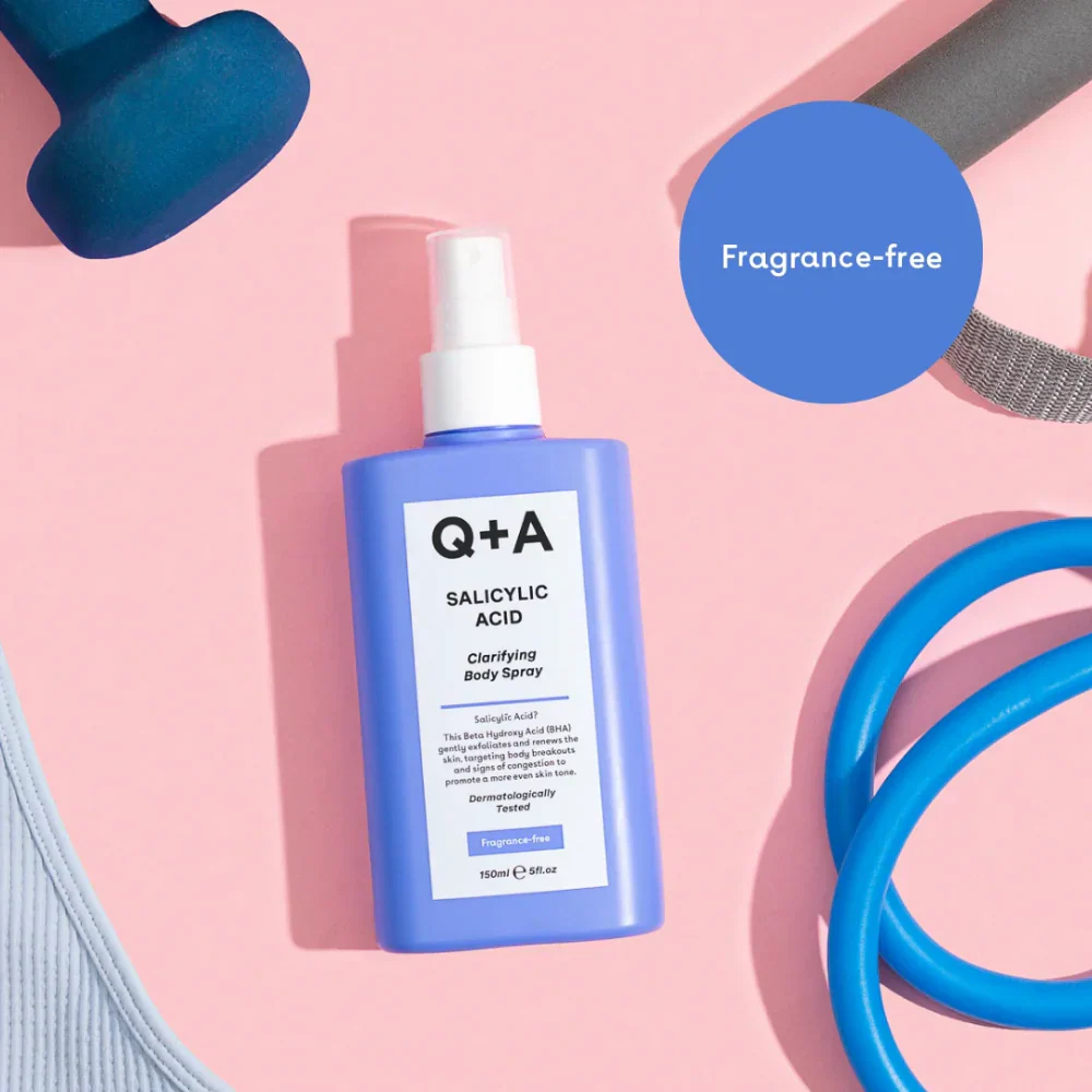 Q+A Salicylic Acid Clarifying Body Spray 150ml - Image 2