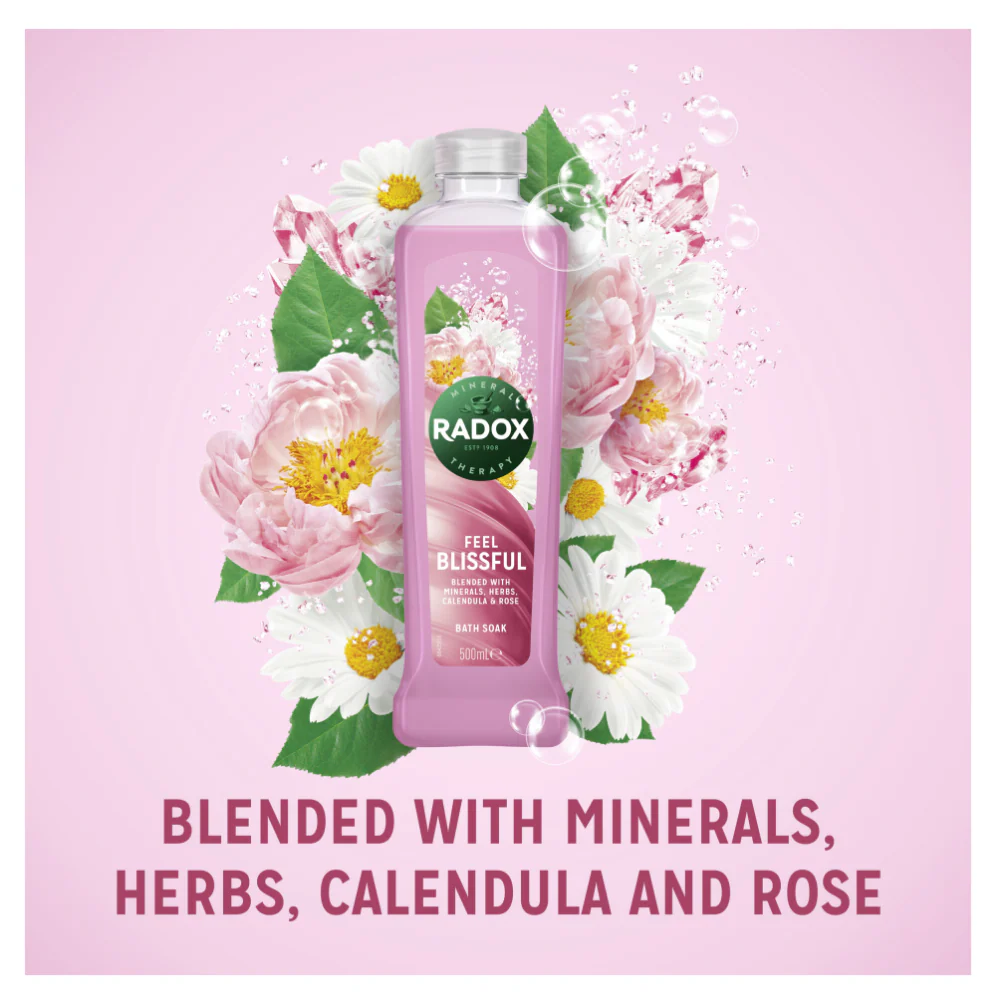 Radox Bath Soak Feel Blissful 500ml - Image 3