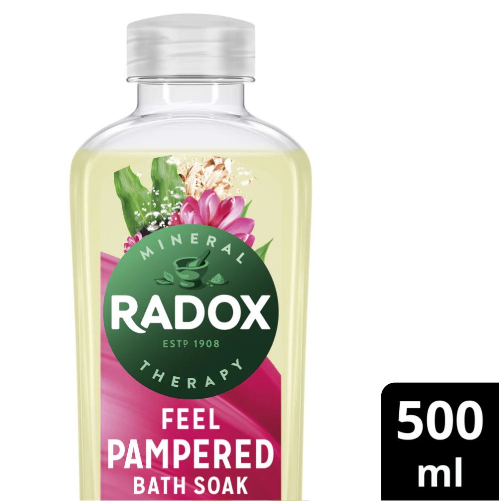 Radox Bath Soak Feel Pampered 500ml - Image 2