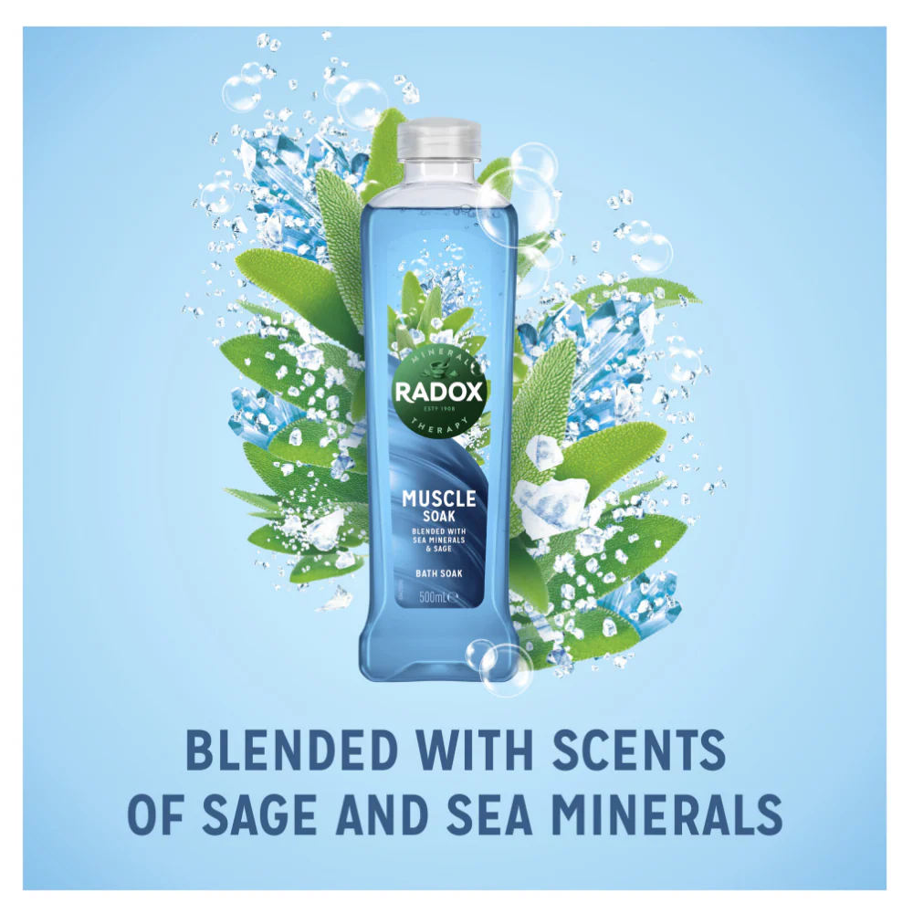 Radox Bath Soak Muscle Soak 500ml - Image 3
