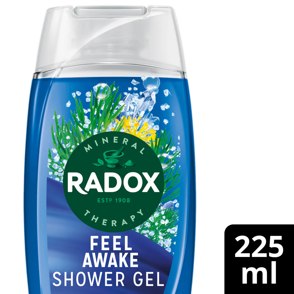 Radox Shower Gel Feel Awake 225ml - Image 2