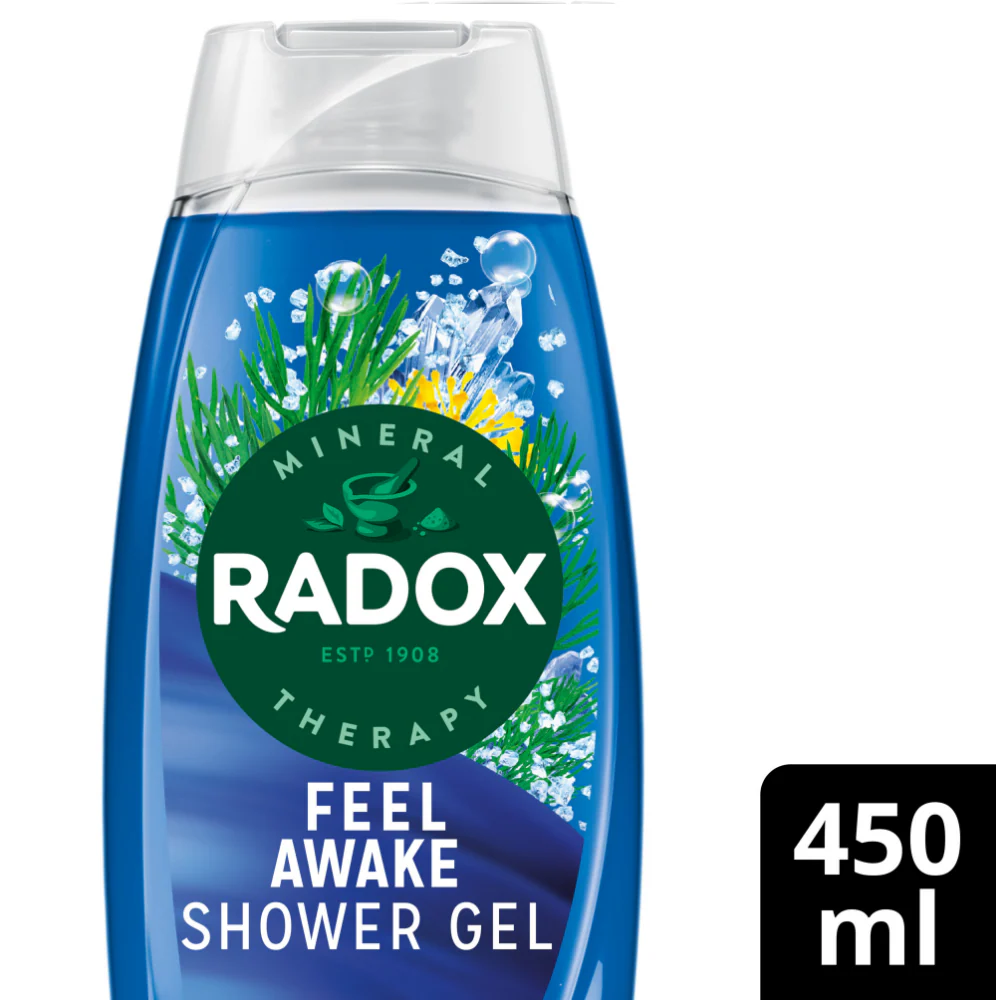 Radox Shower Gel Feel Awake 450ml - Image 2
