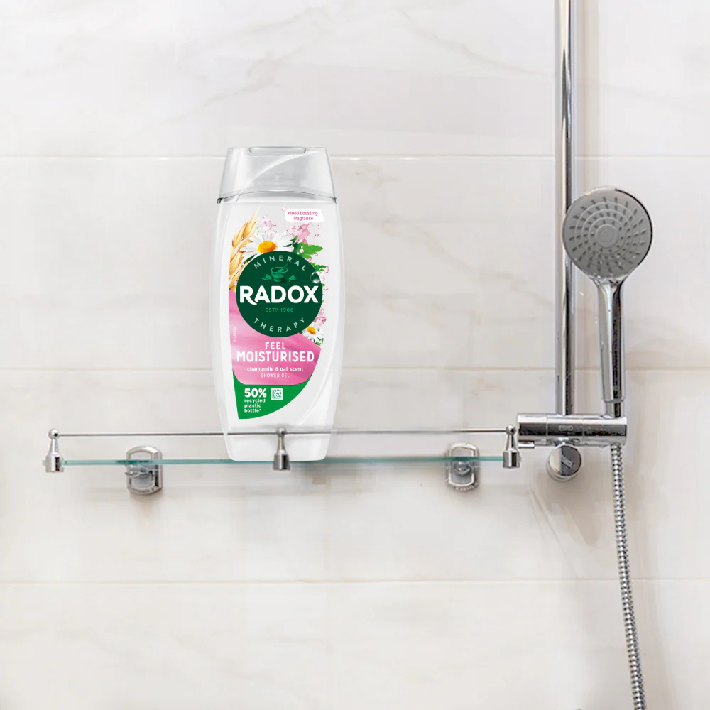 Radox Shower Gel Feel Moisturised 225ml - Image 4