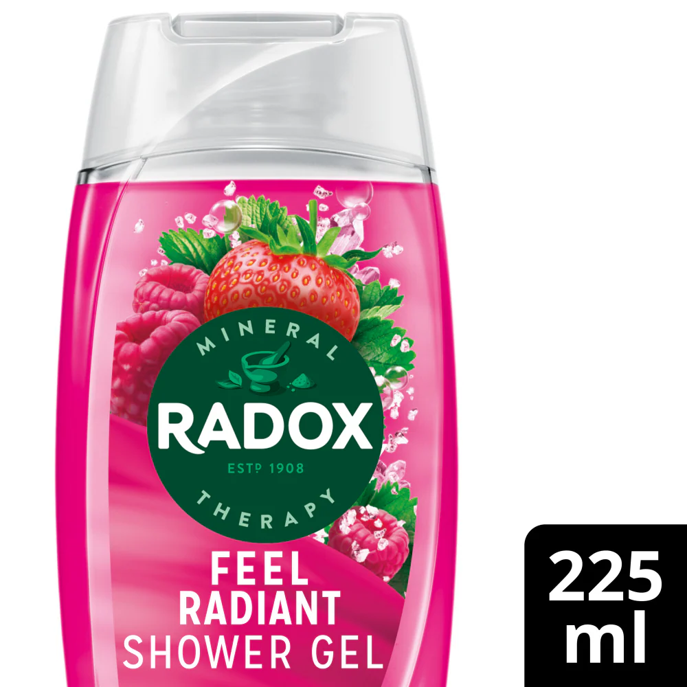 Radox Shower Gel Feel Radiant 225ml - Image 2