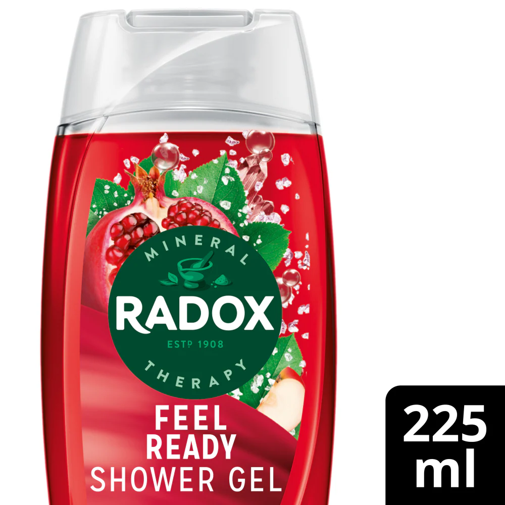 Radox Shower Gel Feel Ready 225ml - Image 2