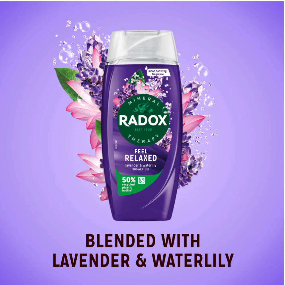 Radox Shower Gel Feel Relaxed 225ml - Image 3