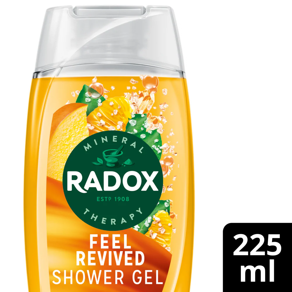 Radox Shower Gel Feel Revived 225ml - Image 2