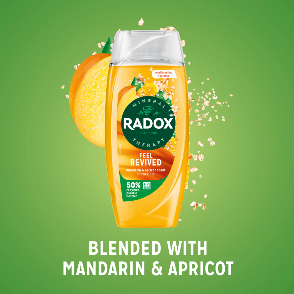 Radox Shower Gel Feel Revived 225ml - Image 3