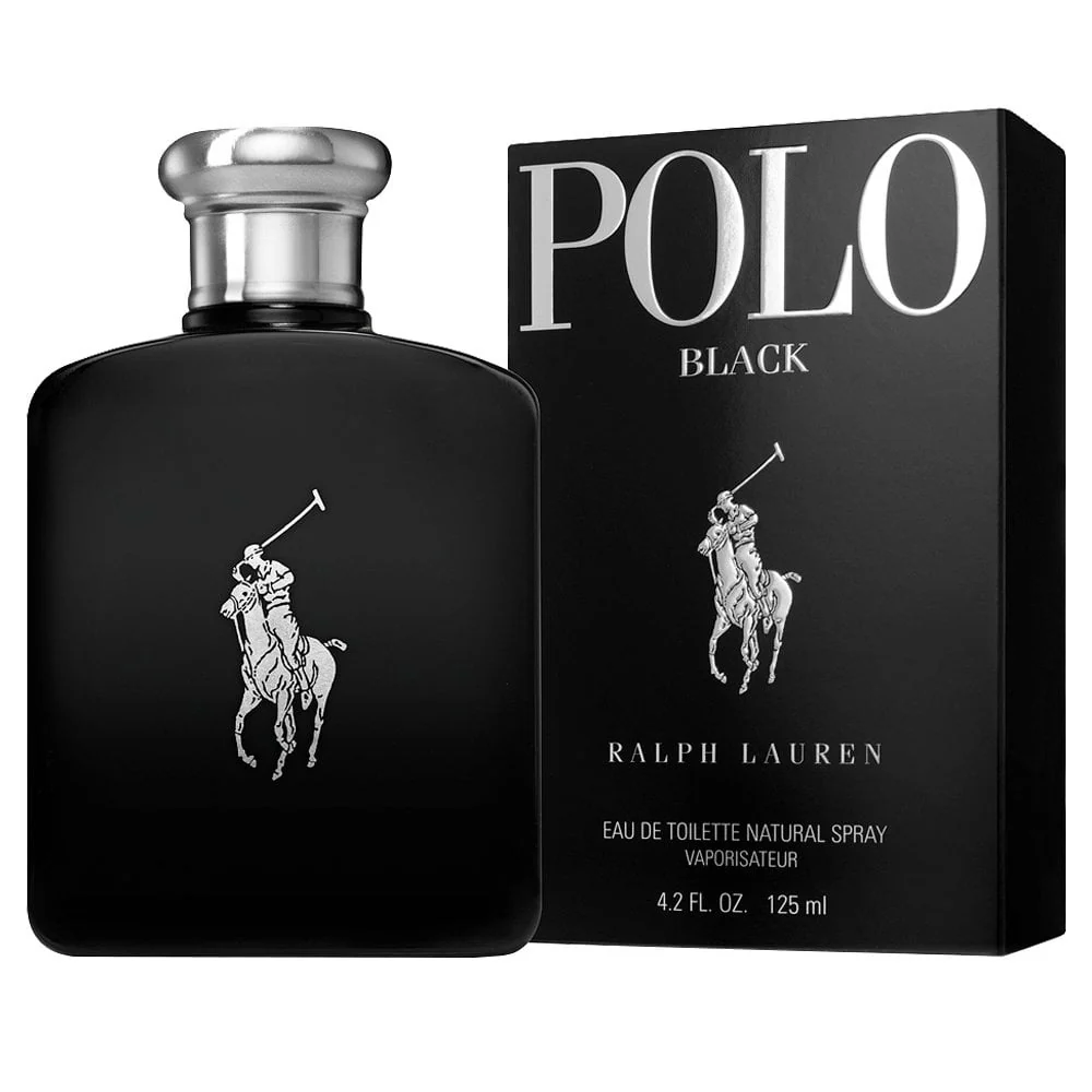 Ralph Lauren Polo Black Eau De Toilette 125ml - Image 2